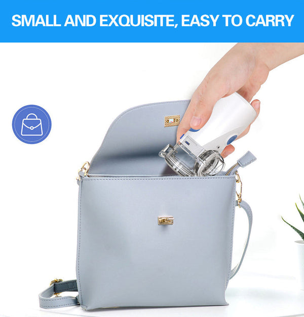 Portable Mesh Nebulizer for Adults & Kids - Compact, Quiet, and Efficient Inhalation Therapy