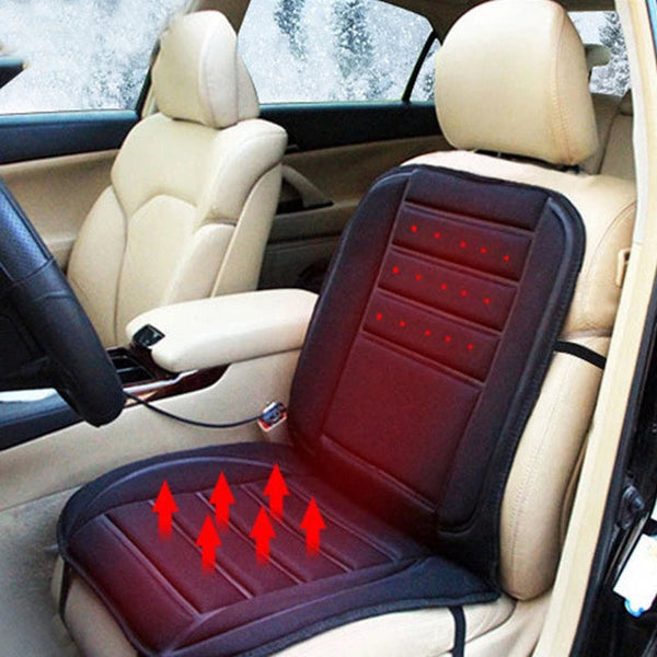 Premium Full Coverage Heated Car Seat Warmer Cushion Pad for Winter Comfort