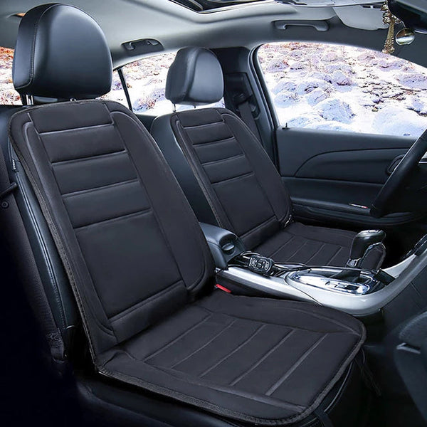 Premium Full Coverage Heated Car Seat Warmer Cushion Pad for Winter Comfort