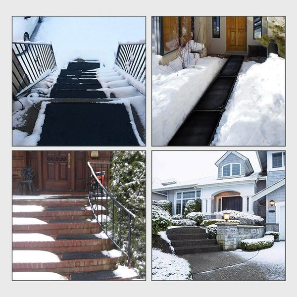 Premium Heated Snow Melting Mats - Efficient Ice & Snow Removal for Driveways, Walkways & Patios