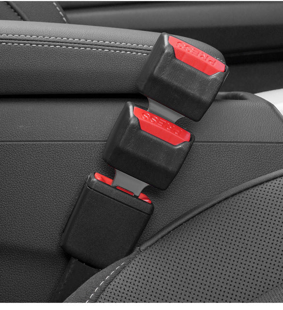 2-Pack Adjustable Car Seat Belt Clip Extender for Comfort & Safety - Universal Fit