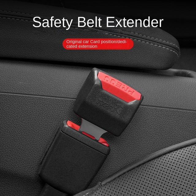2-Pack Adjustable Car Seat Belt Clip Extender for Comfort & Safety - Universal Fit