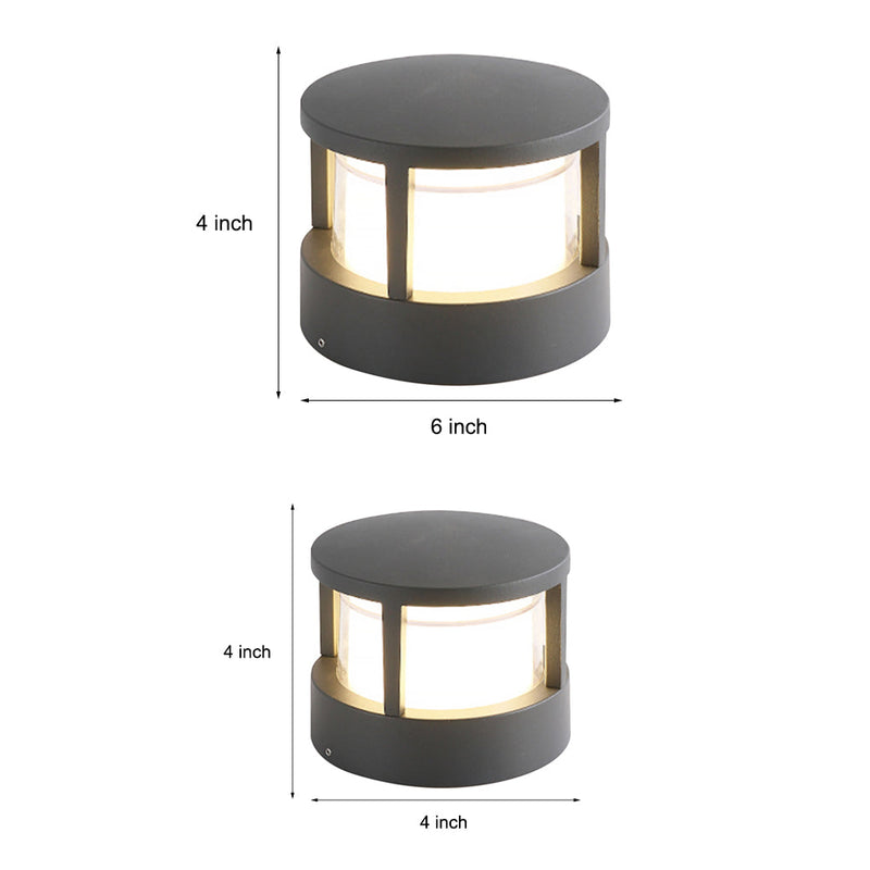 Versatile LED Multi-Mount Lantern - Modern Outdoor Lighting for Walls, Walkways & Posts | Weather-Resistant, Energy-Efficient Design