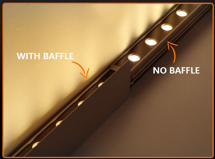 Linear Up LED Outdoor Wall Washer Light - Adjustable Landscape Lamp with Baffle for Enhanced Illumination