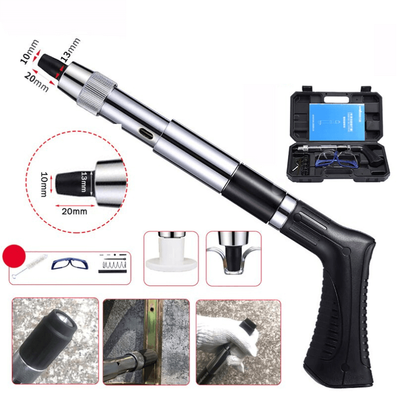 Compact Mini Steel Nail Gun & Rivet Tool - Heavy-Duty Fastening Solution for DIY Projects