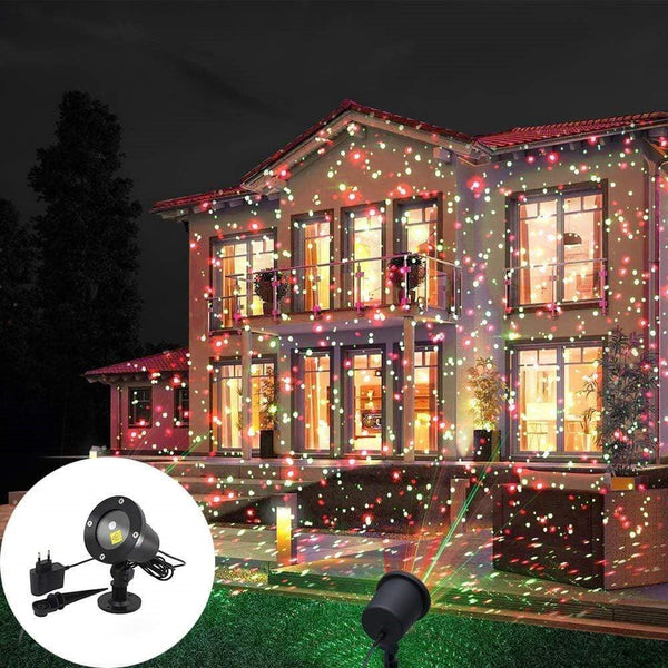 Outdoor LED Laser Light Projector – Waterproof, Multi-Color Patterns for Garden, Patio, and Holiday Decor
