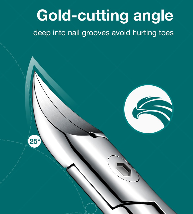 Premium Toenail Clipper for Seniors - Ideal for Thick and Ingrown Toenails | Ergonomic Design for Easy Grip & Precision Cutting
