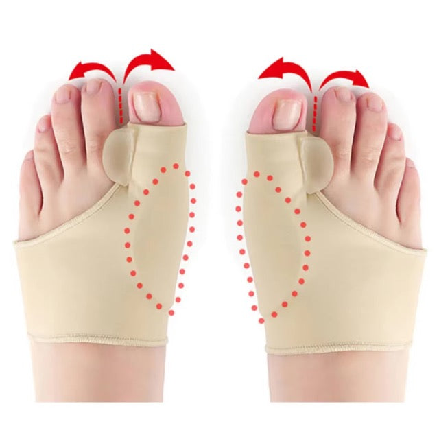 Orthopedic Toe Straightener with Therapeutic Massage Ball for Pain Relief and Alignment