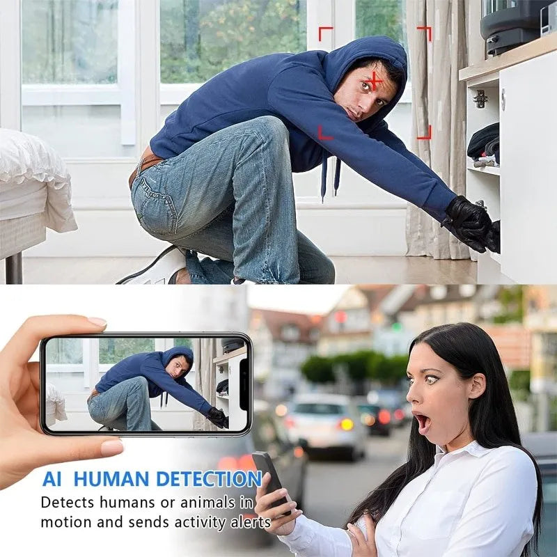 Mini 5G Wireless WiFi Camera - 1080P HD Security Camera with Night Vision & Motion Detection