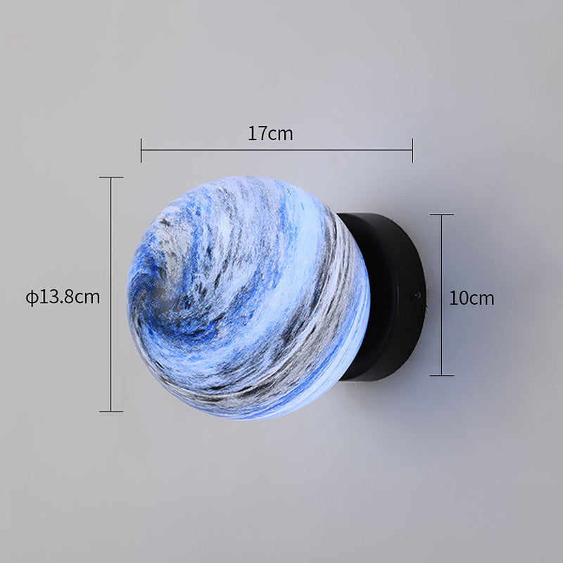 Modern Glass Globe Ceiling Light Fixture - Contemporary Pendant Lighting for Home Decor