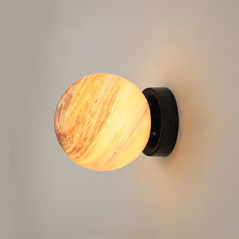 Modern Glass Globe Ceiling Light Fixture - Contemporary Pendant Lighting for Home Decor