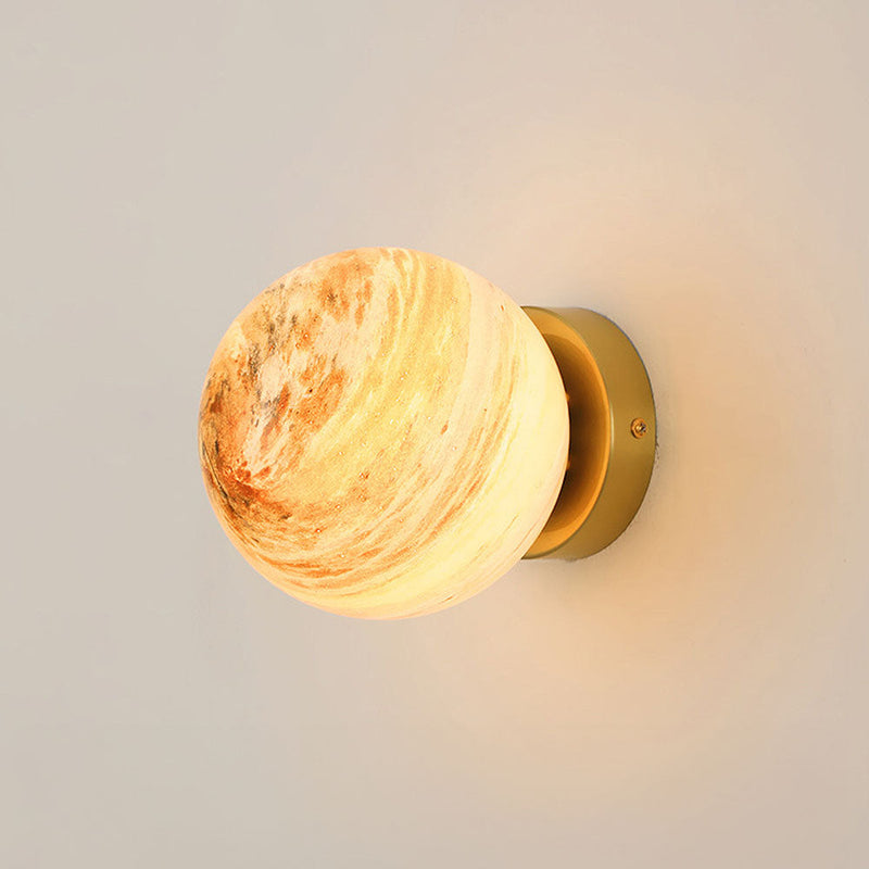 Modern Glass Globe Ceiling Light Fixture - Contemporary Pendant Lighting for Home Decor