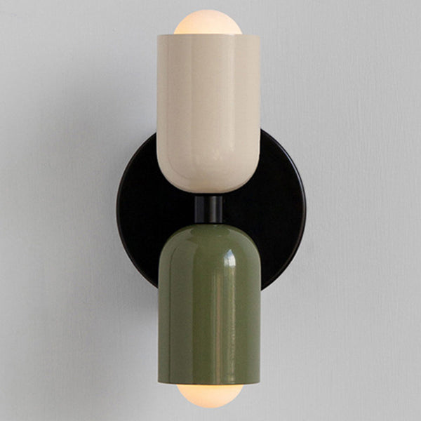 Modern Vintage Double-Headed Wall Light - Stylish Utility Room Illumination for Contemporary Decor