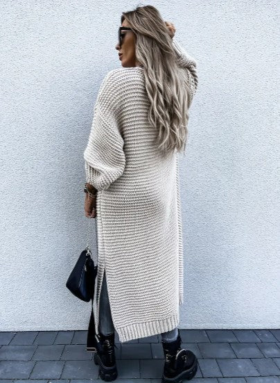 Women's Cozy Long Sleeve Knitted Cardigan - Versatile Knitwear for All Seasons | Stylish & Comfortable