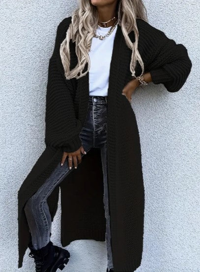 Women's Cozy Long Sleeve Knitted Cardigan - Versatile Knitwear for All Seasons | Stylish & Comfortable