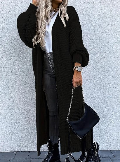 Women's Cozy Long Sleeve Knitted Cardigan - Versatile Knitwear for All Seasons | Stylish & Comfortable