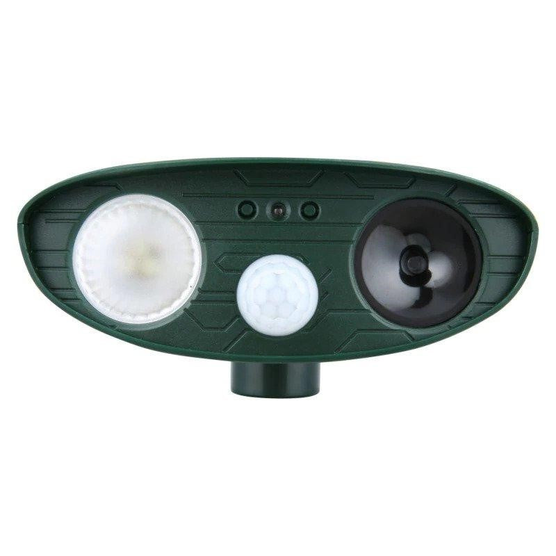 Solar-Powered Ultrasonic Rabbit Repeller with Flashing Light – Effective Rabbit Deterrent for Gardens and Yards