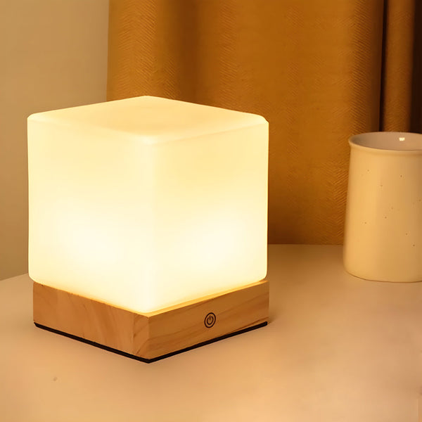 Mini Cube LED Table Lamp - Stylish Ambient Lighting for Home & Office Decor