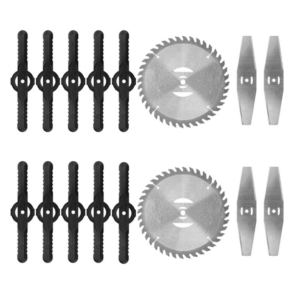 16-Pack Replacement Blades for 3-in-1 Grass Trimmer - Durable, Sharp, and Compatible with Most Models