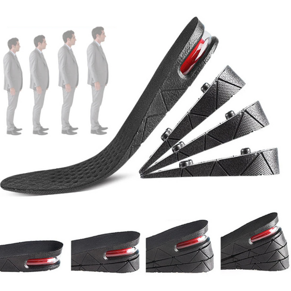 Height Increase Insoles - Comfortable Shoe Lifts for Men & Women | Elevate Your Style & Confidence