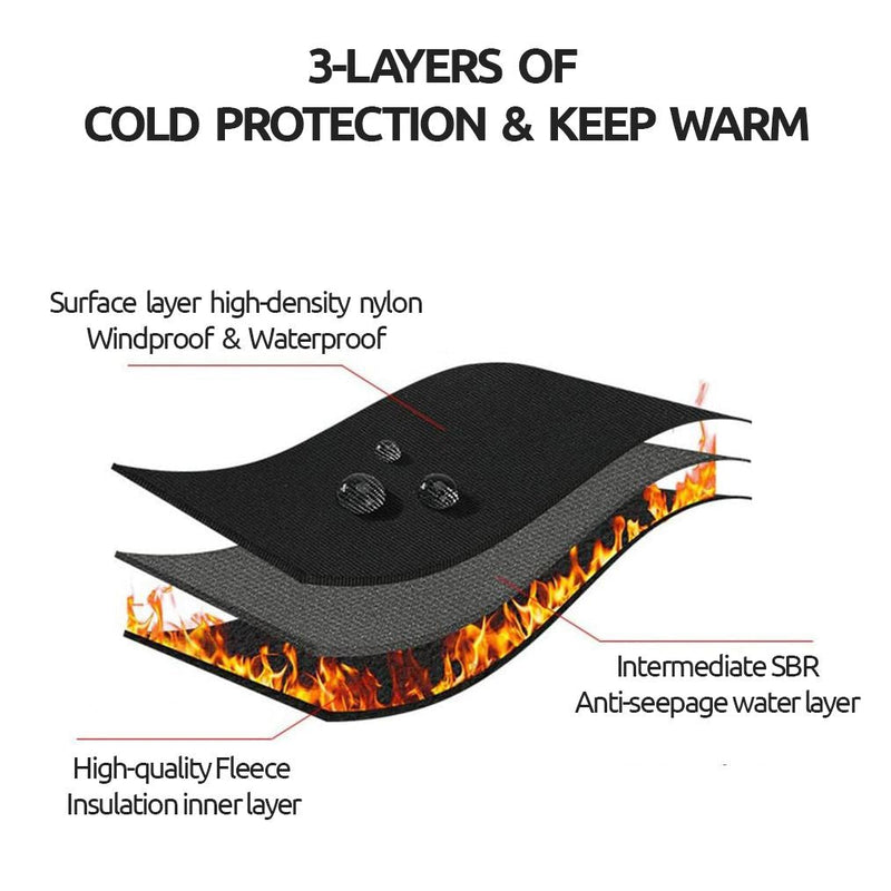 Unisex Thermal Touch Screen Winter Gloves - Warm & Comfortable for Cold Weather