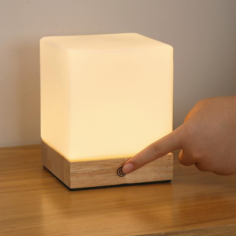 Mini Cube LED Table Lamp - Stylish Ambient Lighting for Home & Office Decor