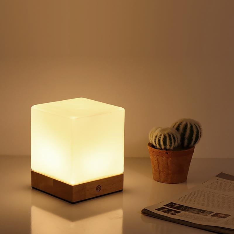 Mini Cube LED Table Lamp - Stylish Ambient Lighting for Home & Office Decor