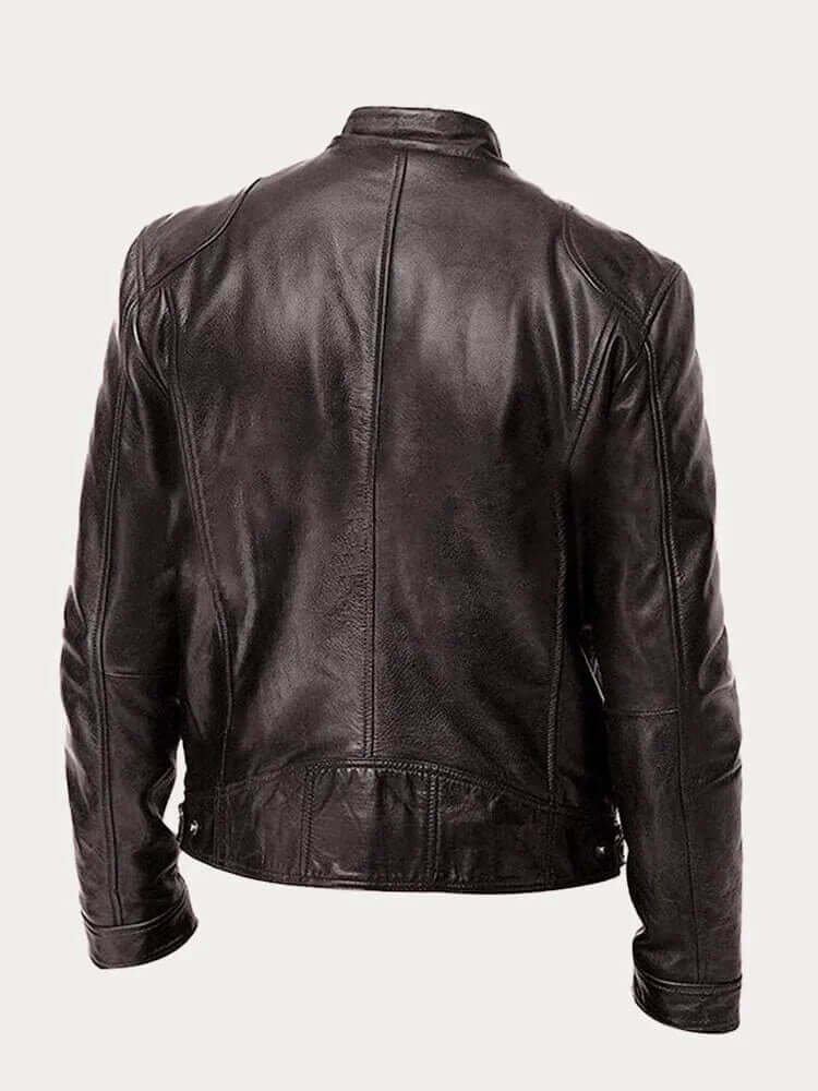 Men's Classic Genuine Leather Jacket - Stylish, Durable Outerwear for Year-Round Wear | Premium Quality Fashion Jacket