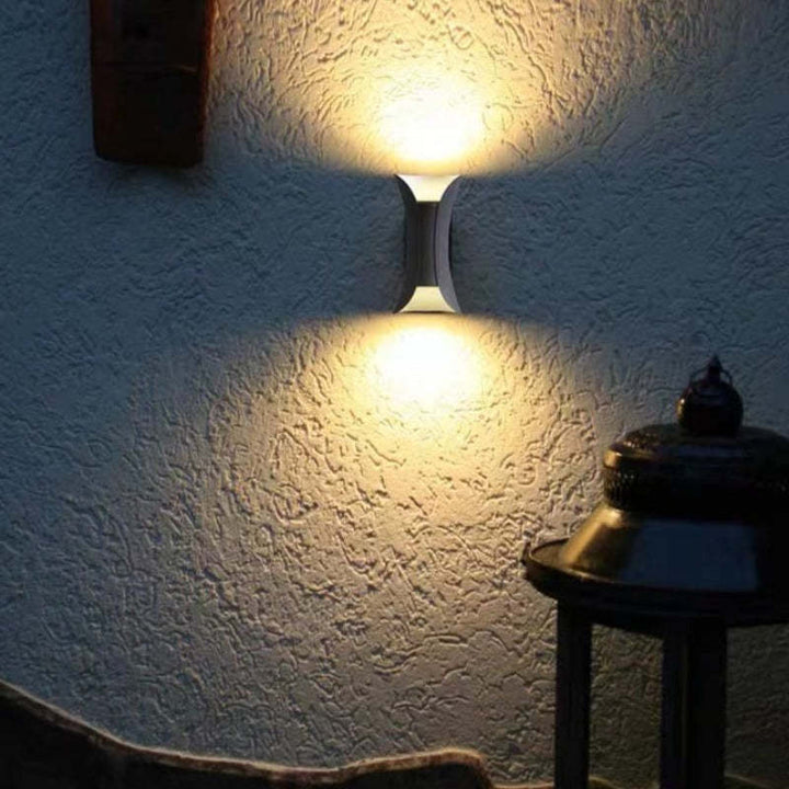 Waterproof Outdoor LED Wall Light - Durable Aluminum Design for Garden, Patio, and Exterior Use