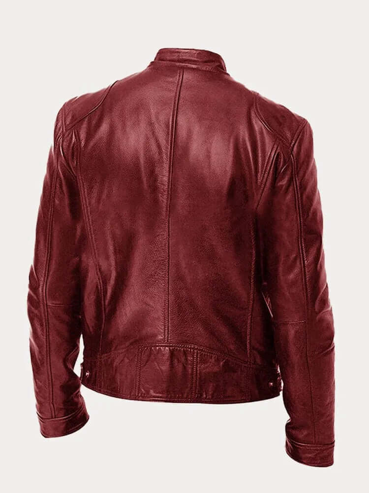 Men's Classic Genuine Leather Jacket - Stylish, Durable Outerwear for Year-Round Wear | Premium Quality Fashion Jacket