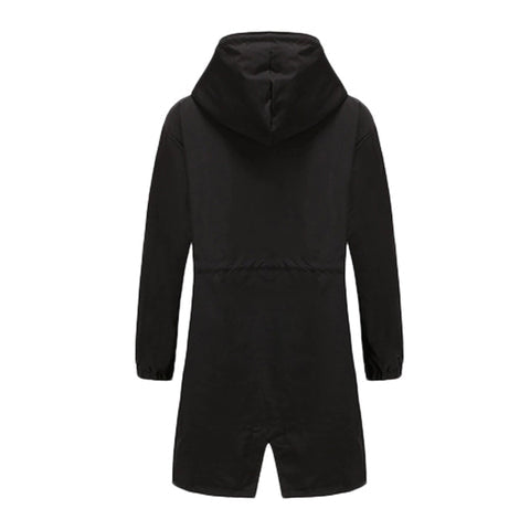 Chic Women's Lightweight Long Hooded Trench Coat - Versatile All-Season Stylish Outerwear for Every Occasion