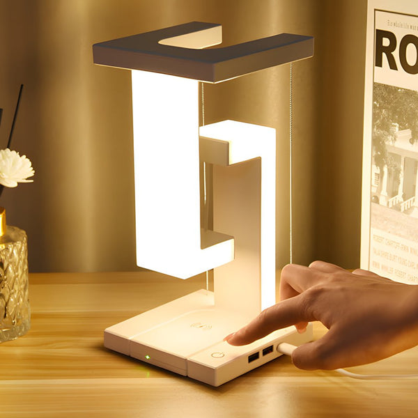 Anti-Gravity LED Accent Table Lamp - Cordless Ambient Lighting for Modern Decor