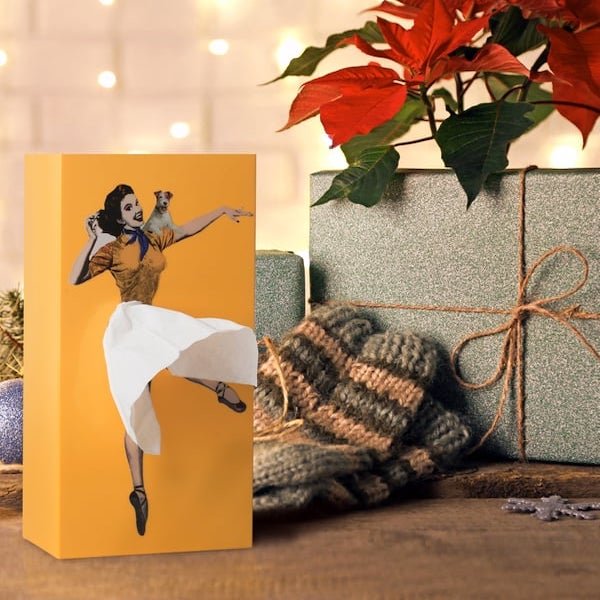 Elegant Flying Skirt Tissue Box - Stylish Home Decor & Functional Tissue Holder