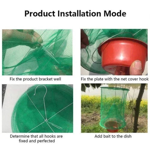 Reusable Ranch Fly Trap - Eco-Friendly Fly Catcher for Effective Pest Control