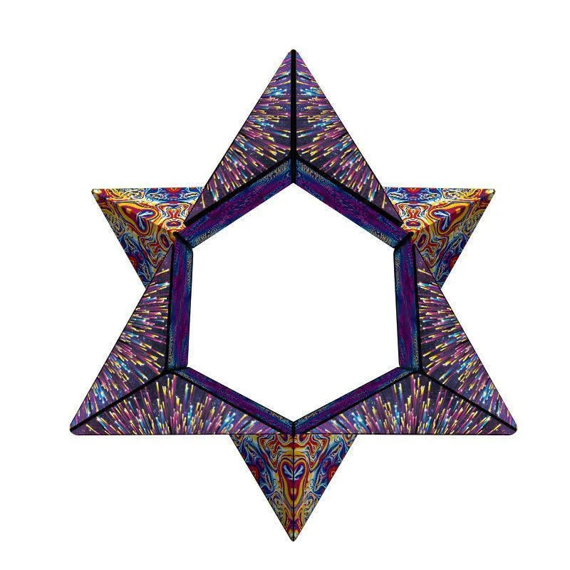Customizable Magnetic Magic Cube - Interactive 3D Puzzle Toy for Creative Play
