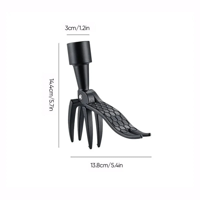 Premium Stainless Steel Adjustable Long Handle Detachable Weed Puller Tool - Ergonomic Design for Effortless Weeding