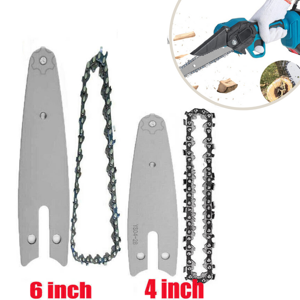 4" & 6" Replacement Parts for Mini Electric Chainsaw - High-Quality Accessories for Efficient Cutting