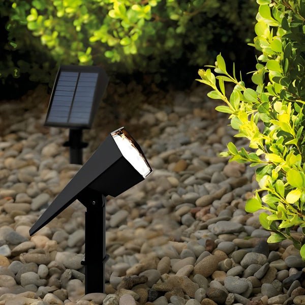 Adjustable Waterproof Solar Spot Light - Multicolor LED Landscape Lighting for Outdoor Use