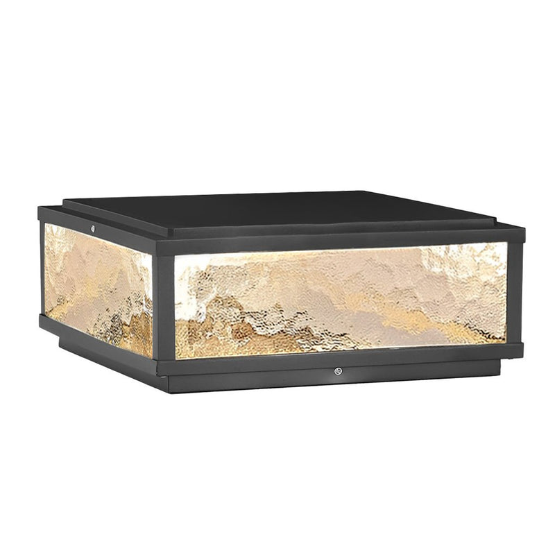 Modern Waterproof LED Solar Outdoor Post Lights - Stylish Fence & Deck Pillar Lighting for Gardens & Patios