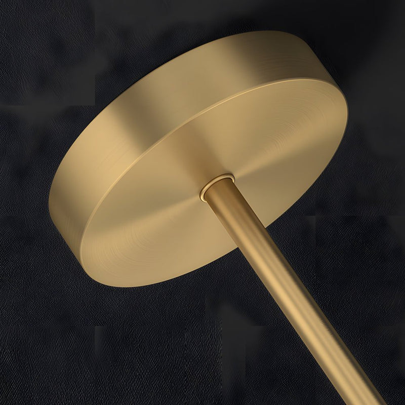 Adjustable Copper & Brass LED Desk Lamp - Modern Home Office Lighting Solution