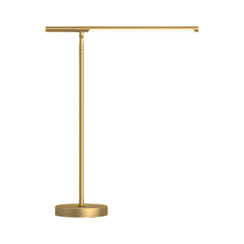 Adjustable Copper & Brass LED Desk Lamp - Modern Home Office Lighting Solution