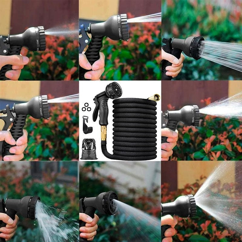 100FT Expandable Garden Hose - Lightweight, Durable, Kink-Free, and Easy to Store - Perfect for Outdoor Watering and Gardening