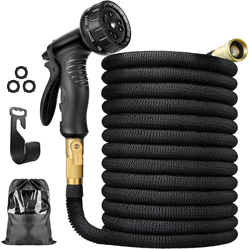 100FT Expandable Garden Hose - Lightweight, Durable, Kink-Free, and Easy to Store - Perfect for Outdoor Watering and Gardening