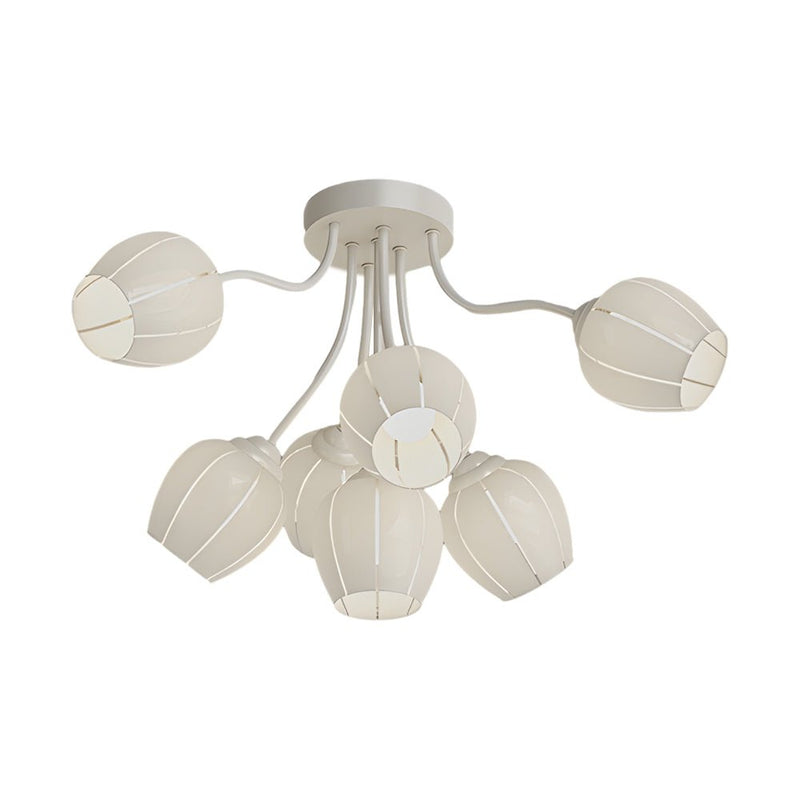 Elegant 7-Head French Style Chandelier Light with Three-Step Dimming - Perfect for Home Decor