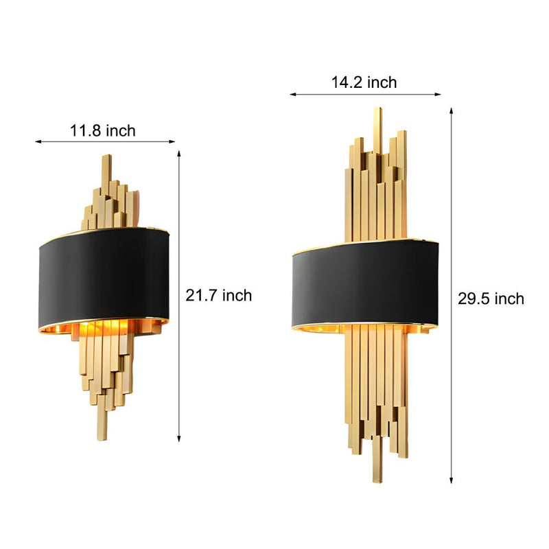 Postmodern Creative Light Luxury Wall Fixture for Bedroom Decoration - Elegant Design & Ambient Lighting