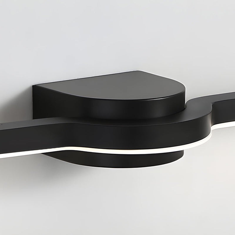 Curved Modern LED Bathroom Vanity Light - Available in 16'', 23'', and 31'' Lengths - Sleek, Energy-Efficient Design for Contemporary Spaces