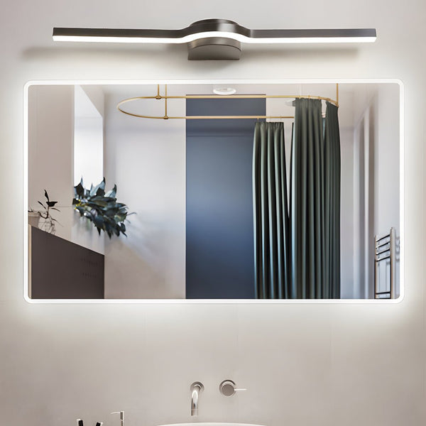 Curved Modern LED Bathroom Vanity Light - Available in 16'', 23'', and 31'' Lengths - Sleek, Energy-Efficient Design for Contemporary Spaces