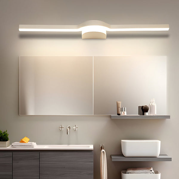 Curved Modern LED Bathroom Vanity Light - Available in 16'', 23'', and 31'' Lengths - Sleek, Energy-Efficient Design for Contemporary Spaces