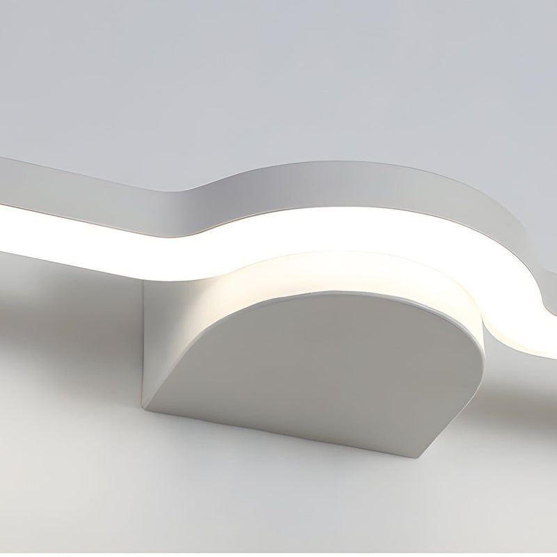 Curved Modern LED Bathroom Vanity Light - Available in 16'', 23'', and 31'' Lengths - Sleek, Energy-Efficient Design for Contemporary Spaces