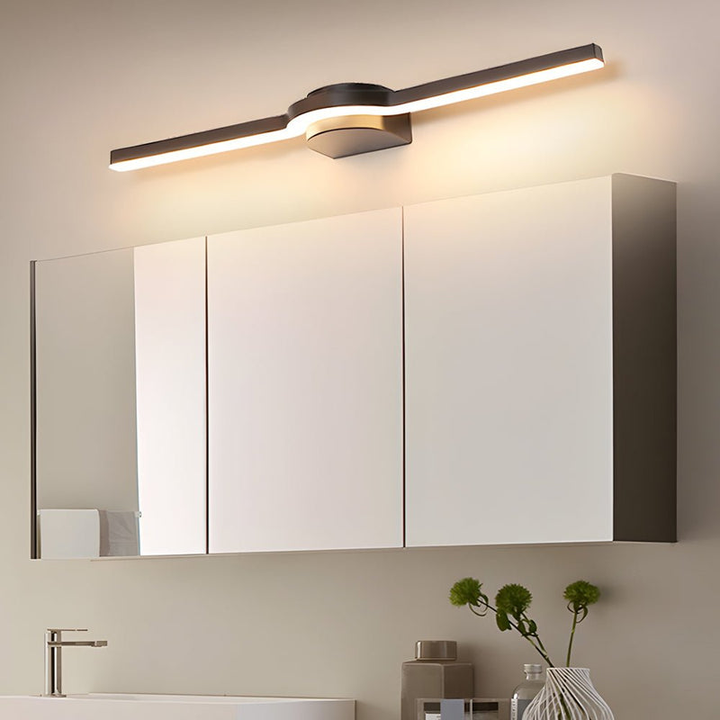 Curved Modern LED Bathroom Vanity Light - Available in 16'', 23'', and 31'' Lengths - Sleek, Energy-Efficient Design for Contemporary Spaces